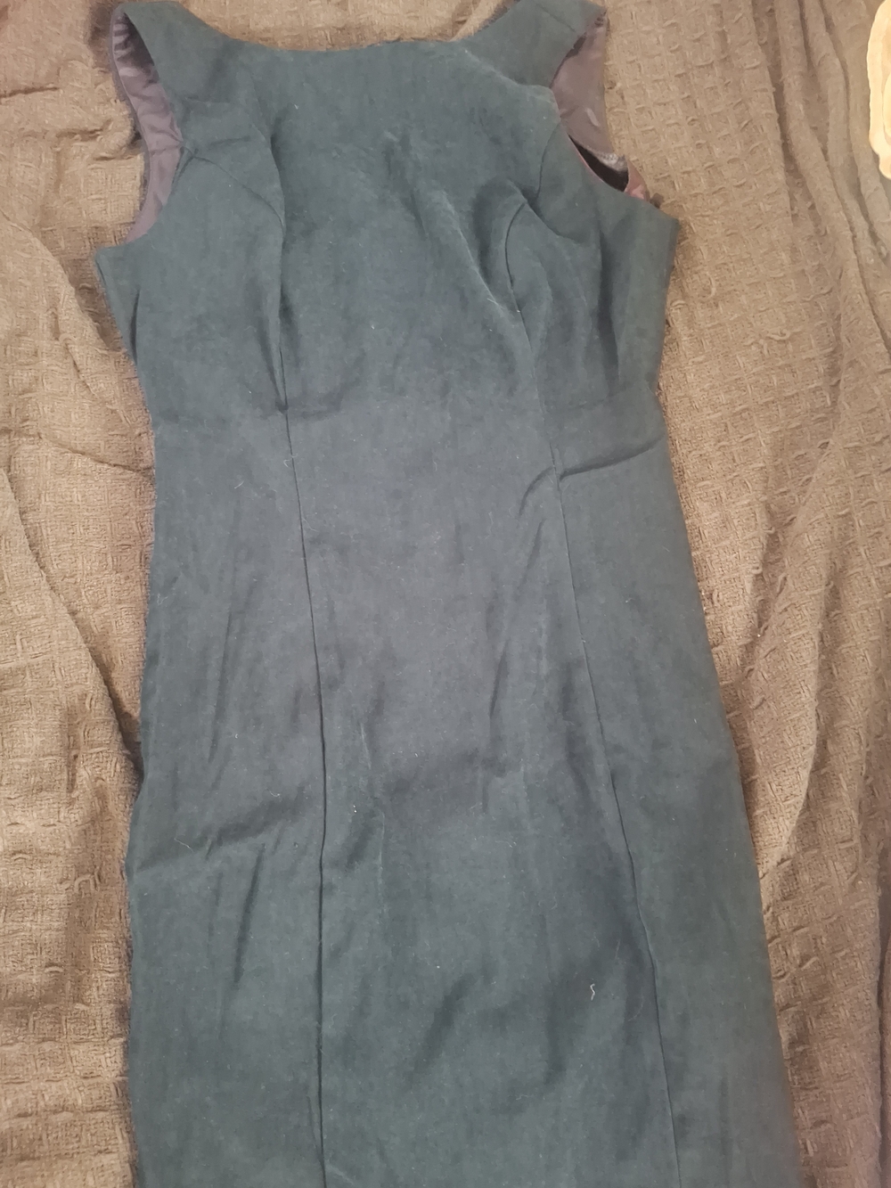 Sleeveless Midi Sheath Dress in Deep Teal